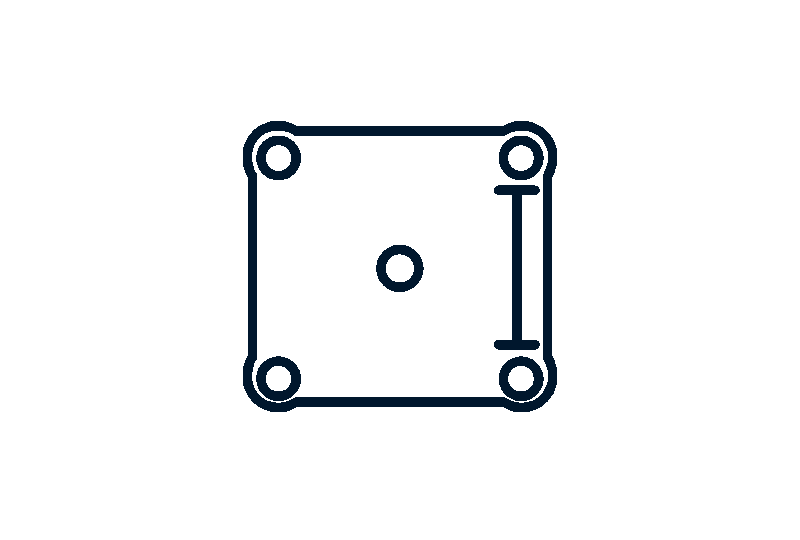 Distancia entre Columnas
